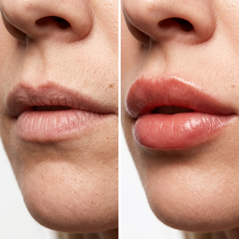 Schmale Lippen